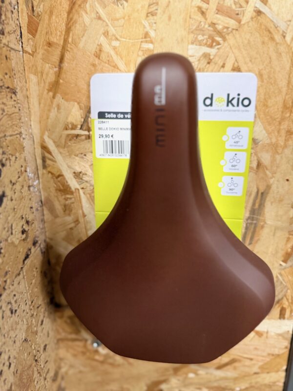 selle vélo DOKIO x DDK MINIMA marron L 264 x l 194 mm marron